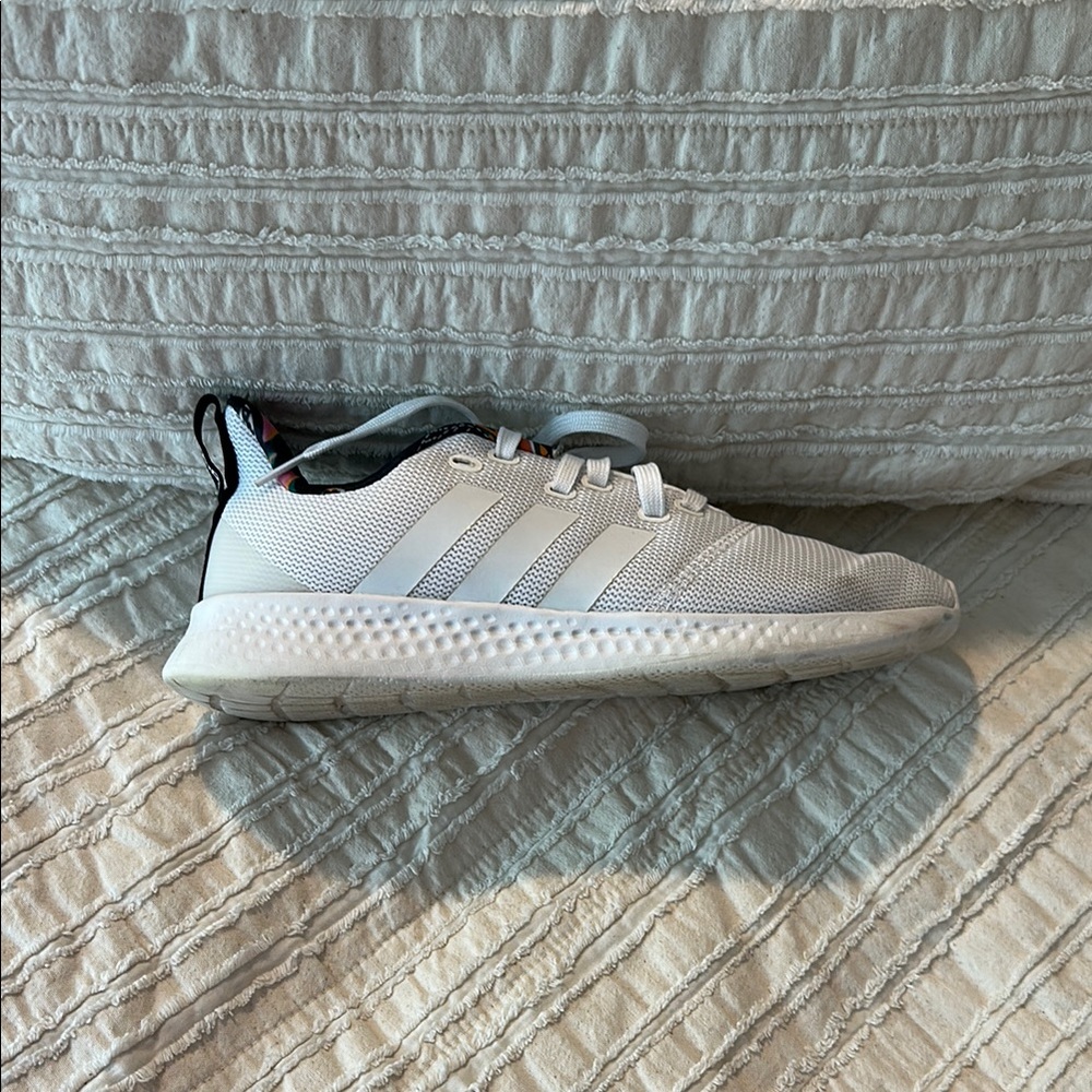 Adidas Women’s White Athletic Shoes - Picture 4 of 8